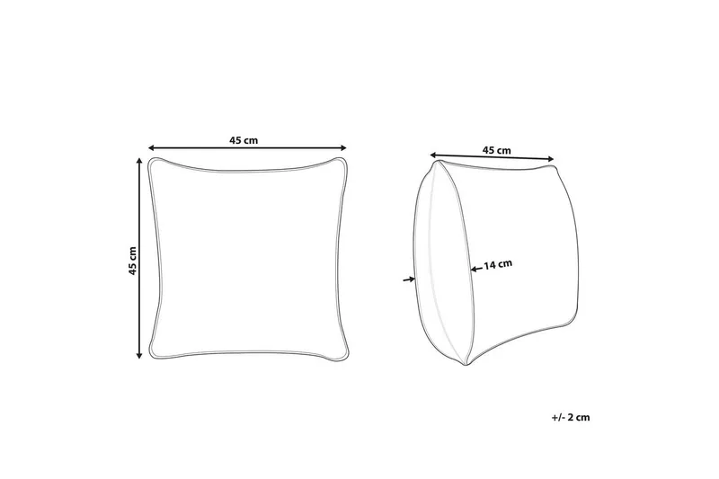 Pynteputer Rhoeo Fiolett - Fiolett - Tekstiler - Pute & pledd - Hagepute