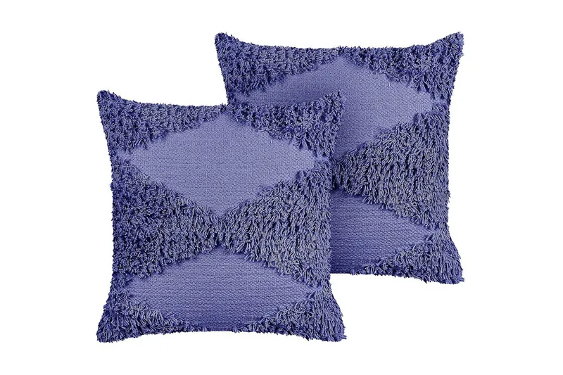 Pynteputer Rhoeo sett av 2 Fiolett - Fiolett - Tekstiler - Pute & pledd - Hagepute