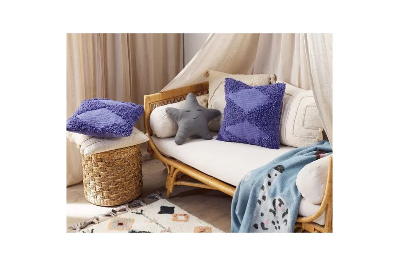 Pynteputer Rhoeo sett av 2 Fiolett - Fiolett - Tekstiler - Pute & pledd - Hagepute