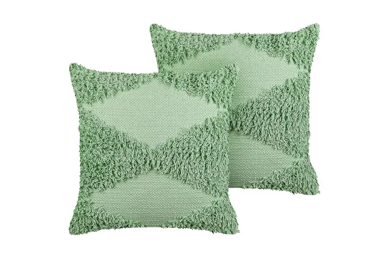 Pynteputer Rhoeo sett av 2 Grønn - Grønn - Tekstiler - Pute & pledd - Hagepute