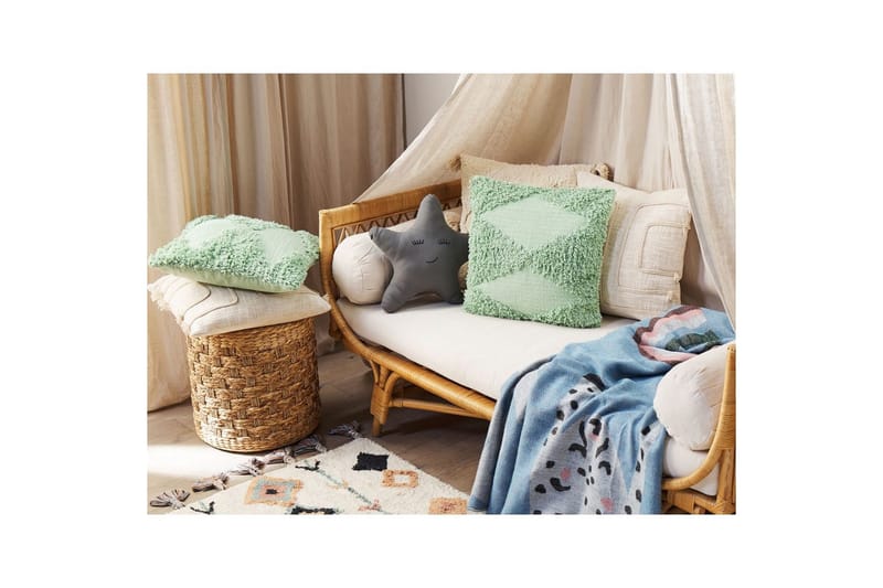 Pynteputer Rhoeo sett av 2 Grønn - Grønn - Tekstiler - Pute & pledd - Hagepute