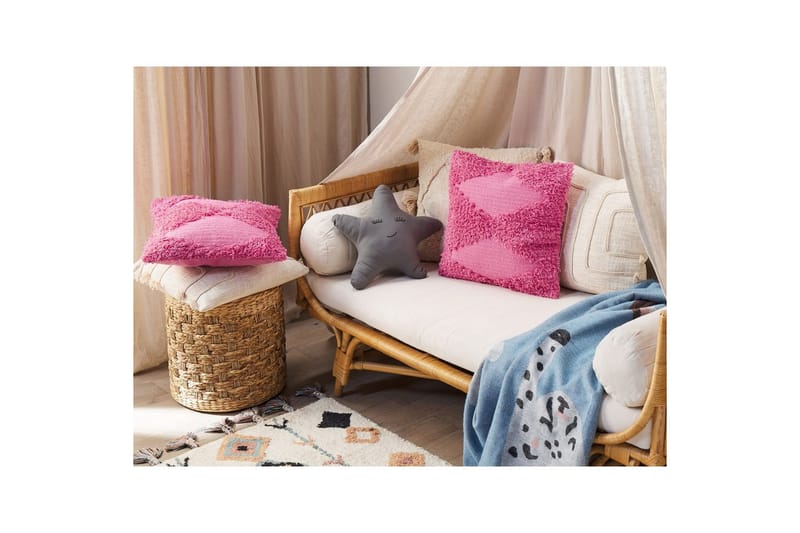 Pynteputer Rhoeo sett av 2 Rosa - Rosa - Tekstiler - Pute & pledd - Hagepute