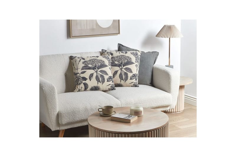 Pynteputer Rosemary sett med 2 Beige/grå - Beige/grå - Tekstiler - Pute & pledd - Hagepute