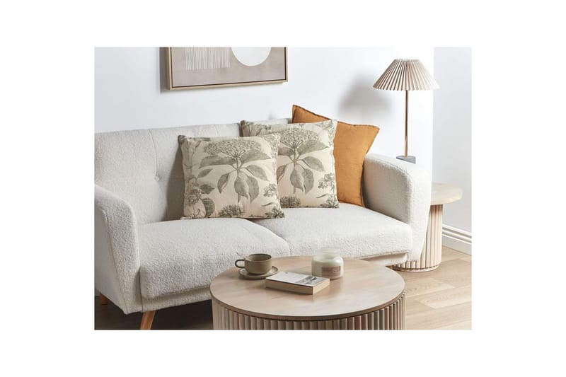 Pynteputer Rosemary sett med 2 Beige/Grønn - Beige/Grønn - Tekstiler - Pute & pledd - Hagepute