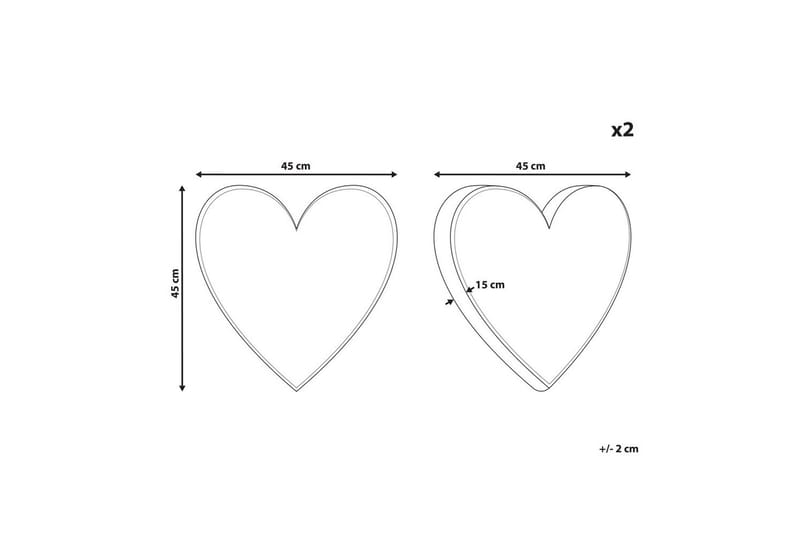 Pynteputer Rubia sett med 2 - Tekstiler - Pute & pledd - Pynteputer