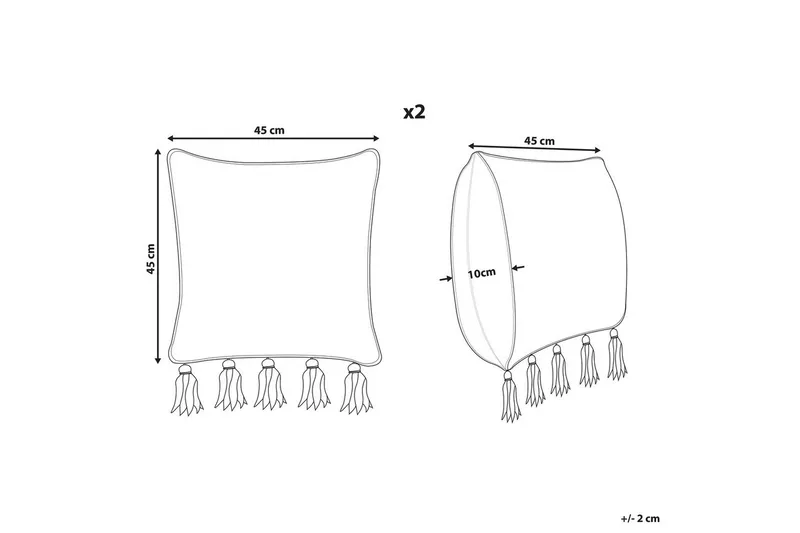 Pynteputer Sambucus sett med 2 - Tekstiler - Pute & pledd - Pynteputer