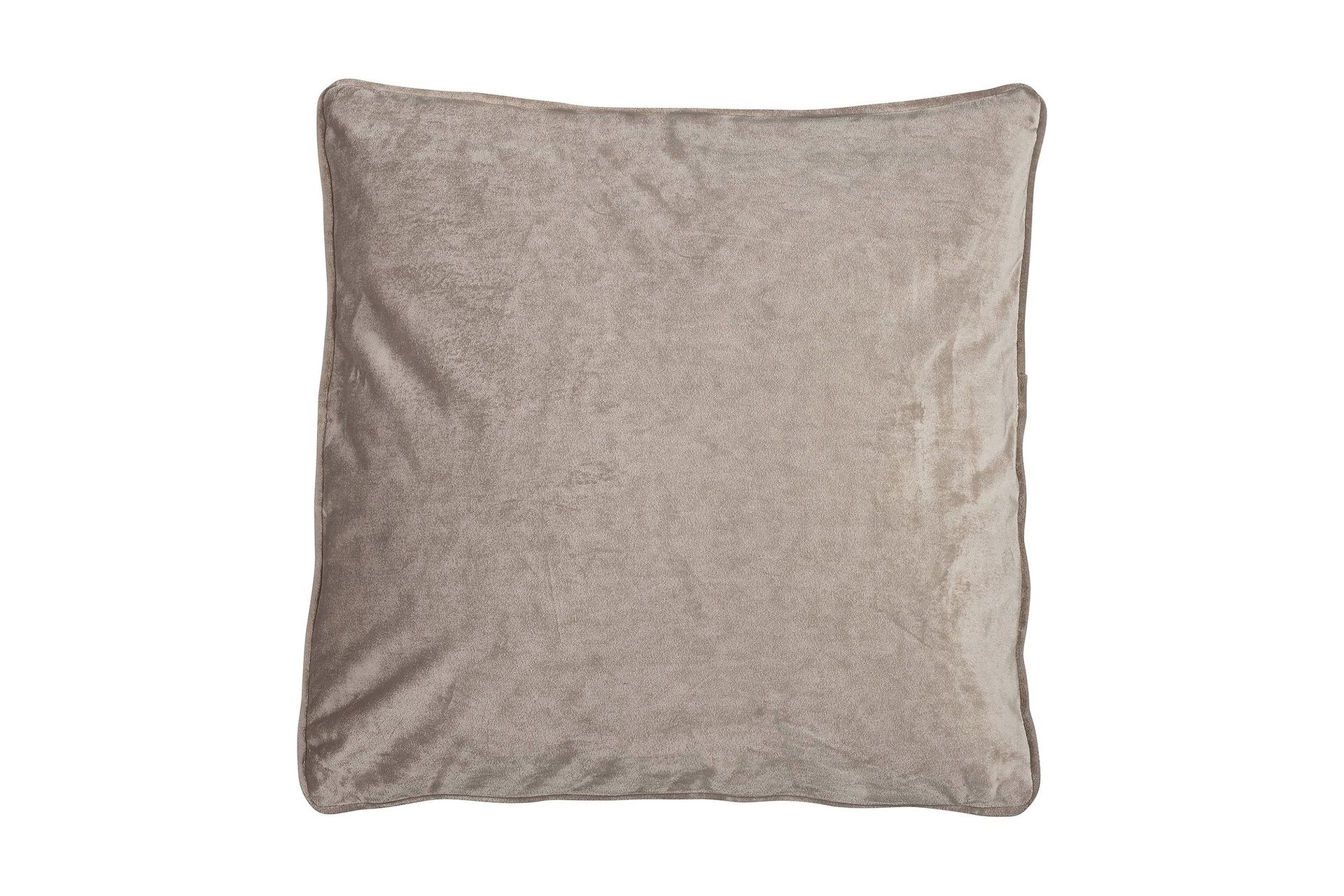 Sameta Putetrekk 45x45 cm Fløyel - Grå/Beige