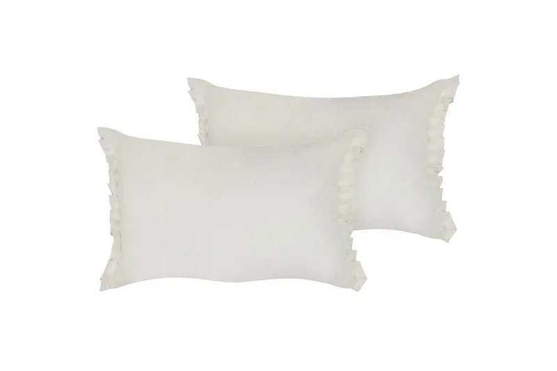 Pynteputer Sassafras sett med 2 stk. Hvit - Hvit - Tekstiler - Pute & pledd - Pynteputer