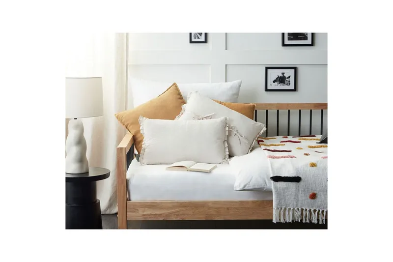 Pynteputer Sassafras sett med 2 stk. Hvit - Hvit - Tekstiler - Pute & pledd - Pynteputer