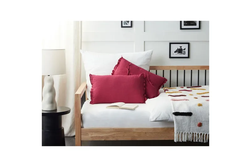 Pynteputer Sassafras sett med 2 stk. Rød - Rød - Tekstiler - Pute & pledd - Pynteputer