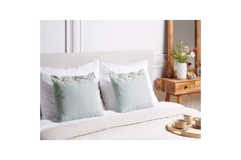 Pynteputer Sebrine sett av 2 Firkantet - Firkantet - Tekstiler - Pute & pledd - Pynteputer