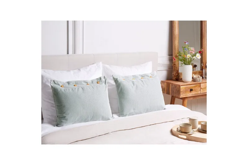 Pynteputer Sebrine sett av 2 Rektangulær - Rektangulær - Tekstiler - Pute & pledd - Pynteputer