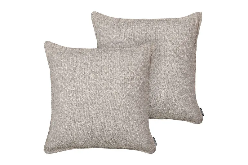 Pynteputer Senecia sett av 2 Beige - Beige - Tekstiler - Pute & pledd - Pynteputer