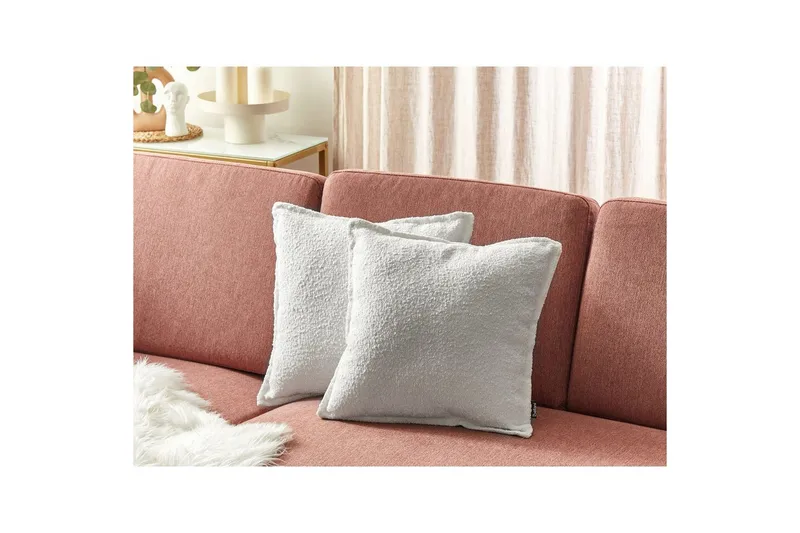 Pynteputer Senecia sett av 2 Hvit - Hvit - Tekstiler - Pute & pledd - Pynteputer