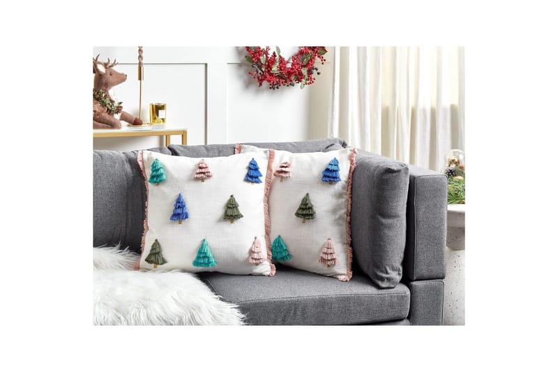 Pynteputer Skimmia sett av 2 - Innredning - Julepynt & helgedekorasjon - Julepynt & juledekorasjon - Juletekstil - Juleduk & juleløper