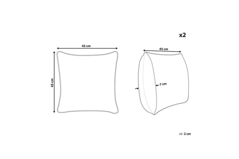 Pynteputer Solidago sett på 2 - Tekstiler - Pute & pledd - Pynteputer