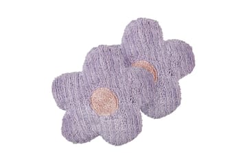 Pynteputer Sorrel sett på 2 Fiolett/Hvit/Rosa