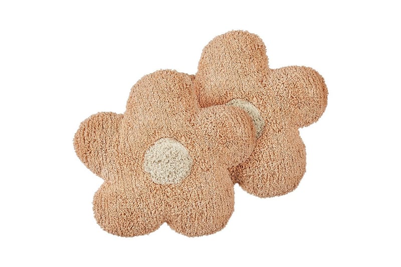 Pynteputer Sorrel sett på 2 Rosa/Beige/Hvit - Rosa/Beige/Hvit - Tekstiler - Pute & pledd - Pynteputer