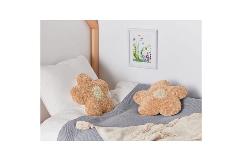 Pynteputer Sorrel sett på 2 Rosa/Beige/Hvit - Rosa/Beige/Hvit - Tekstiler - Pute & pledd - Pynteputer