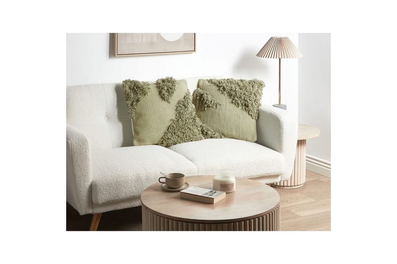 Pynteputer Sourwood sett på 2 Grønn - Grønn - Tekstiler - Pute & pledd - Hagepute