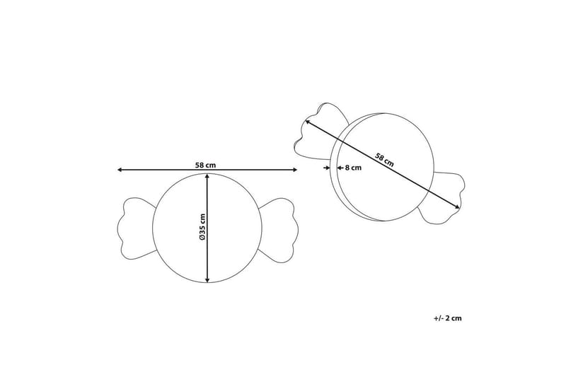 Pynteputer Spiral Candy sett av 2 - Tekstiler - Pute & pledd - Hagepute