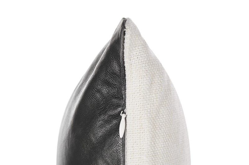 Pynteputer Sven sett med 2 Hvit/Svart, Firkantet - Hvit/Svart, Firkantet - Tekstiler - Pute & pledd - Hagepute