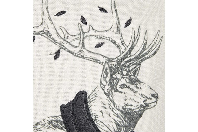 Pynteputer Sven sett med 2 Hvit/Svart, Firkantet - Hvit/Svart, Firkantet - Tekstiler - Pute & pledd - Hagepute