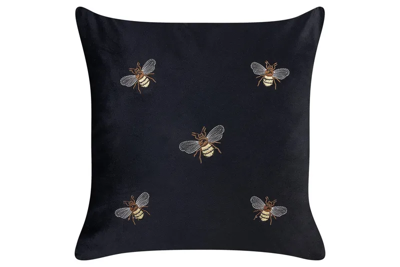 Pynteputer Talinum sett på 2 Svart/gul/brun/hvit - Svart/gul/brun/hvit - Tekstiler - Pute & pledd - Hagepute