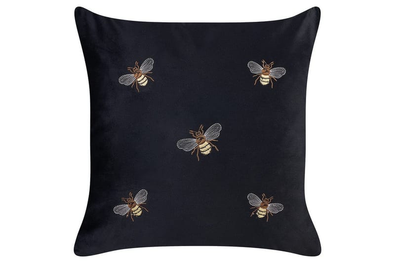 Pynteputer Talinum sett på 2 Svart/gul/brun/hvit - Svart/gul/brun/hvit - Tekstiler - Pute & pledd - Hagepute