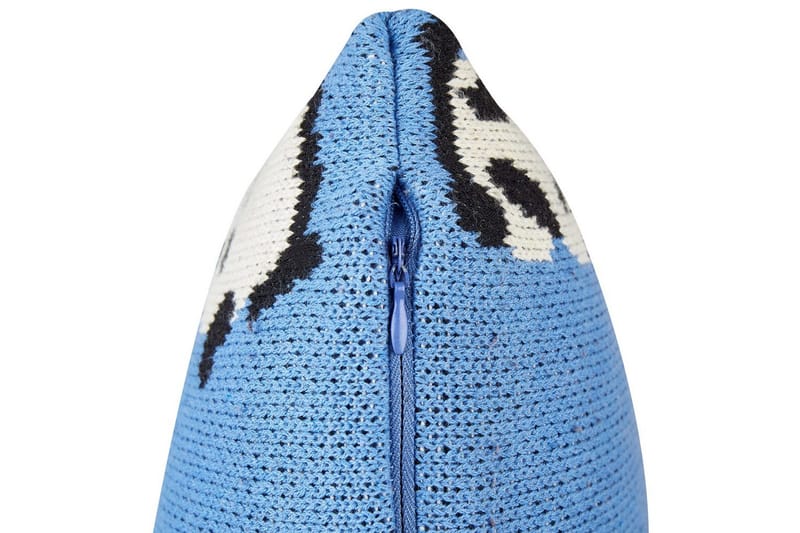 Pynteputer Talokan sett på 2 Blå/svart/hvit - Blå/svart/hvit - Tekstiler - Pute & pledd - Hagepute