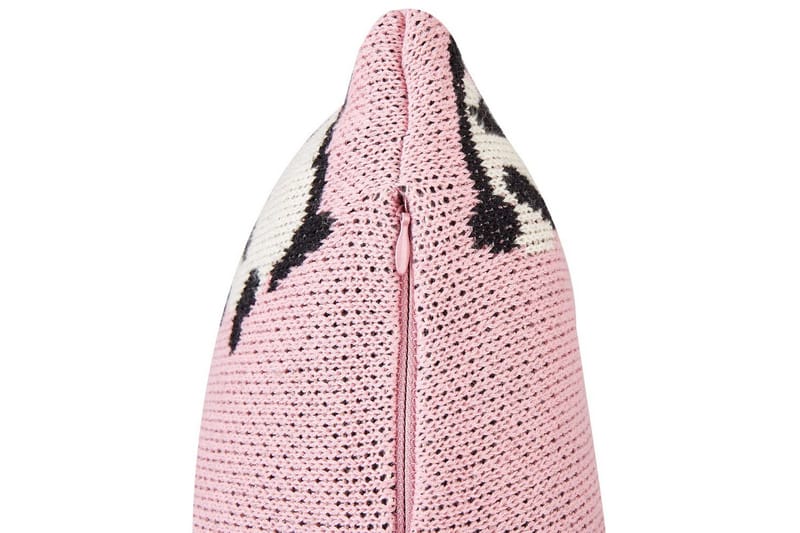 Pynteputer Talokan sett på 2 Rosa/svart/hvit - Rosa/svart/hvit - Tekstiler - Pute & pledd - Hagepute