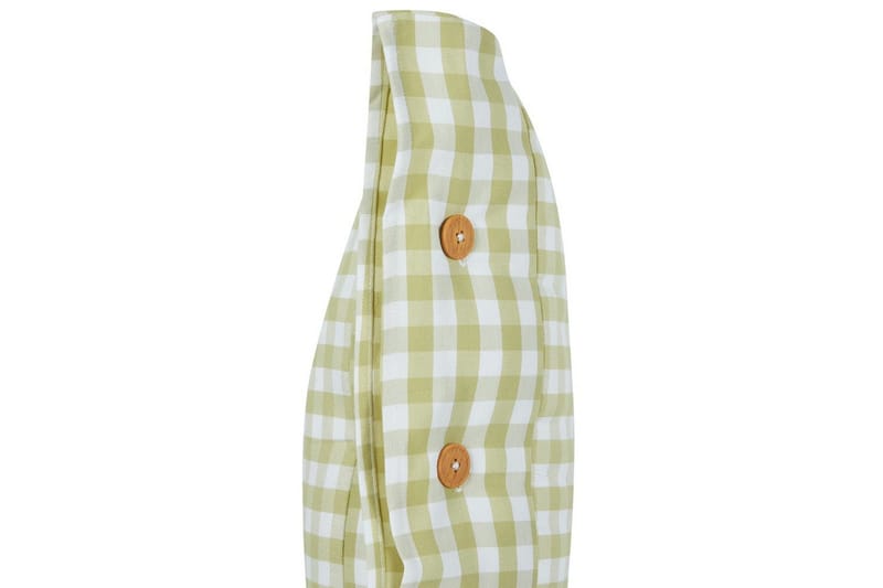 Pynteputer Talya Grønt/hvitt/lys tre, Firkantet - Grønt/hvitt/lys tre, Firkantet - Tekstiler - Pute & pledd - Hagepute