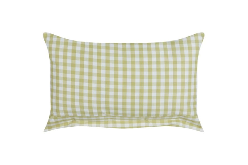 Pynteputer Talya Grønt/hvitt/lys tre, Rektangulær - Grønt/hvitt/lys tre, Rektangulær - Tekstiler - Pute & pledd - Hagepute