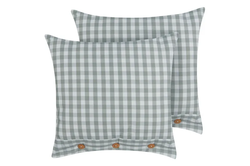 Pynteputer Talya sett på 2 Mintgrønt/hvitt/lyst tre, Firkantet, Mintgrønt/hvitt/lyst tre, Firkantet