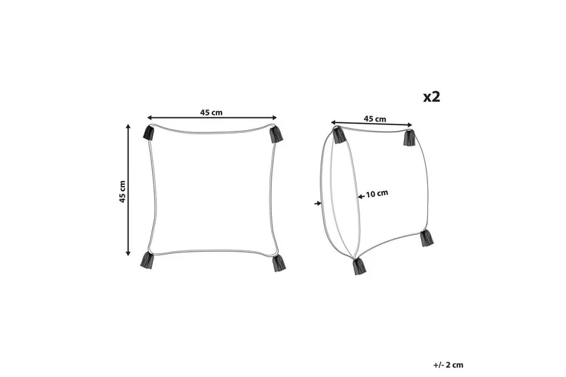 Pynteputer Tilia sett av 2 - Tekstiler - Pute & pledd - Hagepute