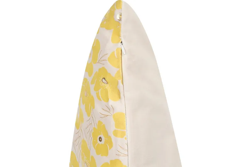 Pynteputer Triteleia sett á 2 Gul/Beige/Gull - Gul/Beige/Gull - Tekstiler - Pute & pledd - Pynteputer