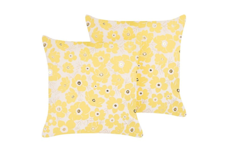 Pynteputer Triteleia sett á 2 Gul/Beige/Gull, Gul/Beige/Gull