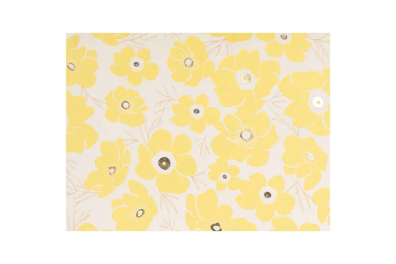 Pynteputer Triteleia sett á 2 Gul/Beige/Gull - Gul/Beige/Gull - Tekstiler - Pute & pledd - Pynteputer