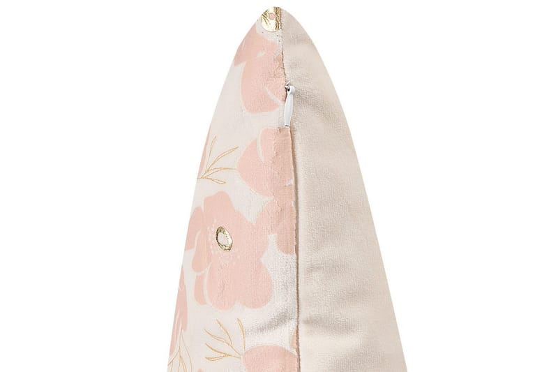 Pynteputer Triteleia sett á 2 Rosa/gull/beige - Rosa/gull/beige - Tekstiler - Pute & pledd - Pynteputer