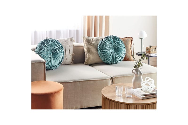 Pynteputer Udala sett på 2 Blå - Blå - Tekstiler - Pute & pledd - Hagepute