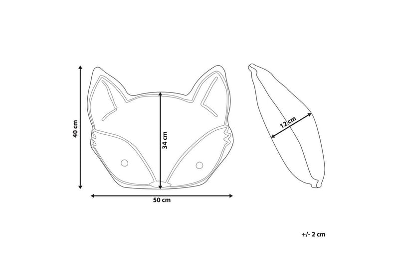Pynteputer Vadodara Gul/Hvit/Svart - Gul/Hvit/Svart - Tekstiler - Pute & pledd - Hagepute