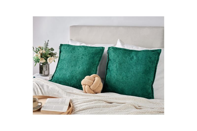Pynteputer Verpis sett av 2 Grønn - Grønn - Tekstiler - Pute & pledd - Pynteputer
