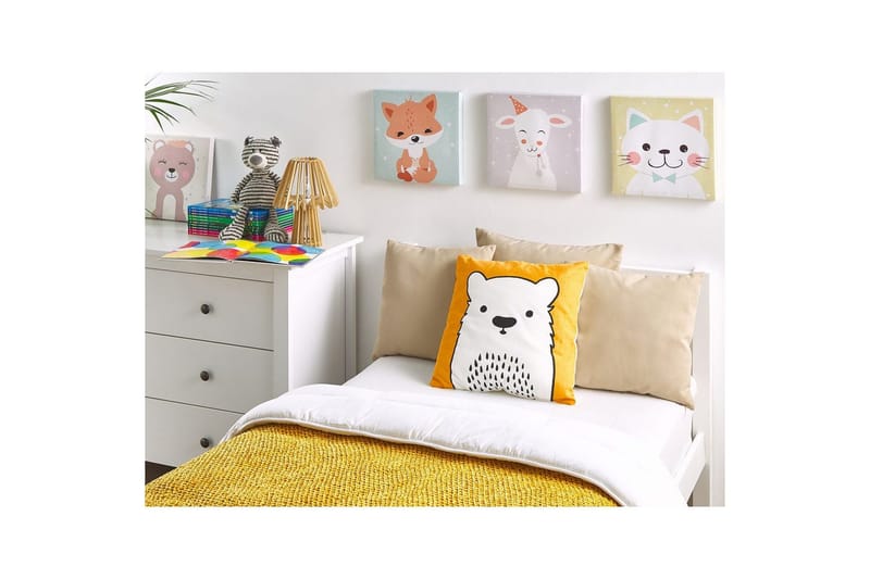 Pynteputer Waranasi Oransje/Hvit/Svart - Oransje/Hvit/Svart - Tekstiler - Pute & pledd - Hagepute