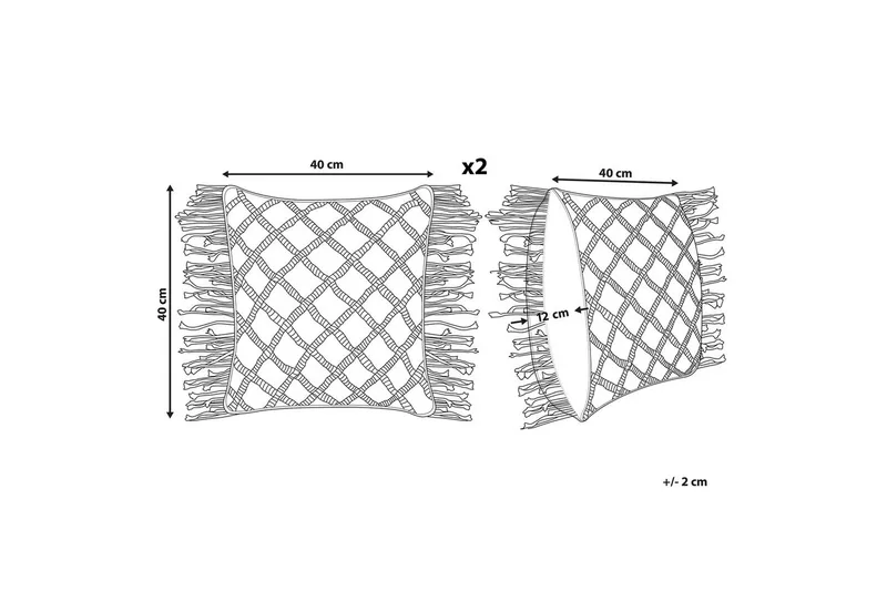 Pynteputer Yaniklar sett med 2 - Tekstiler - Pute & pledd - Pynteputer