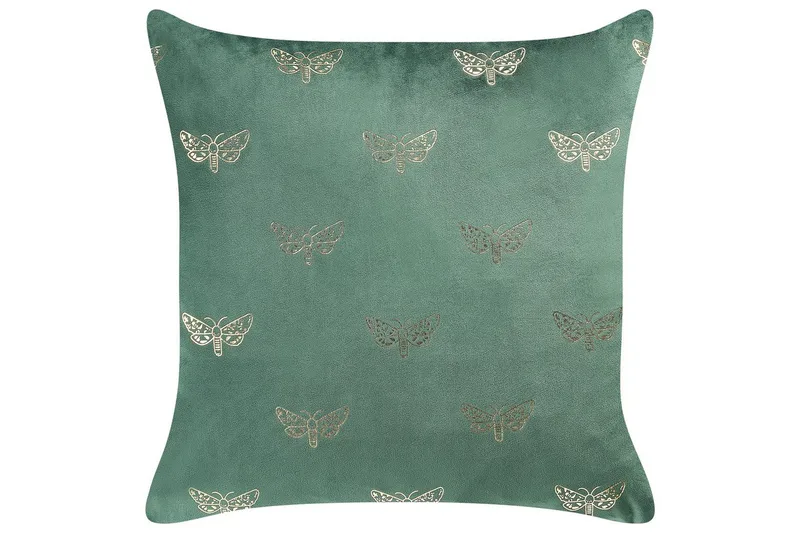 Pynteputer Yuzuri sett med 2 Grønn/gull - Grønn/gull - Tekstiler - Pute & pledd - Pynteputer