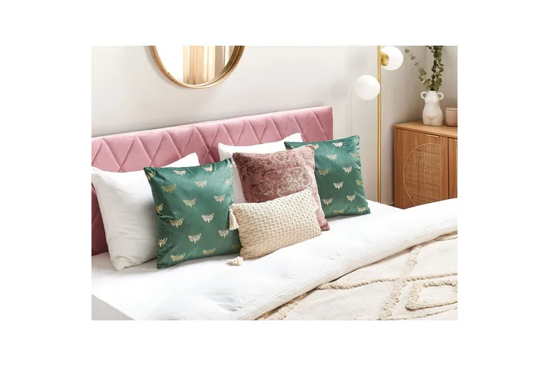 Pynteputer Yuzuri sett med 2 Grønn/gull - Grønn/gull - Tekstiler - Pute & pledd - Pynteputer