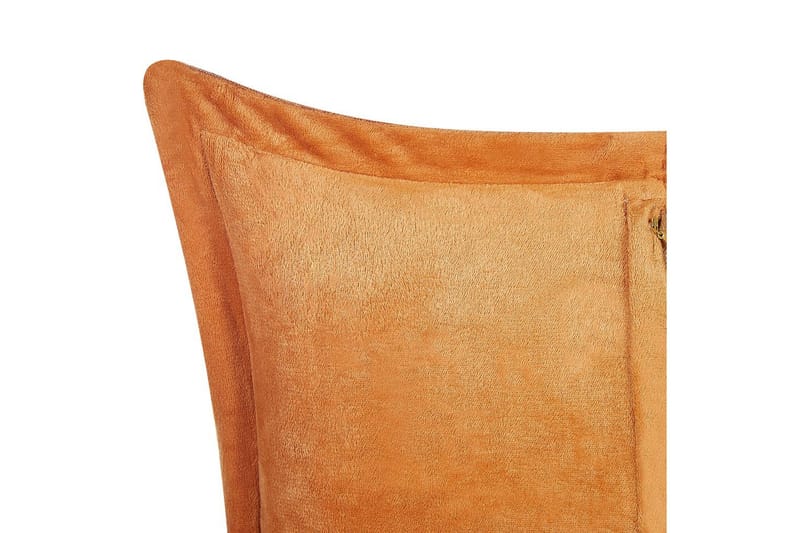 Pynteputer Zinnia sett med 2 Oransje, Firkantet - Oransje, Firkantet - Tekstiler - Pute & pledd - Pynteputer