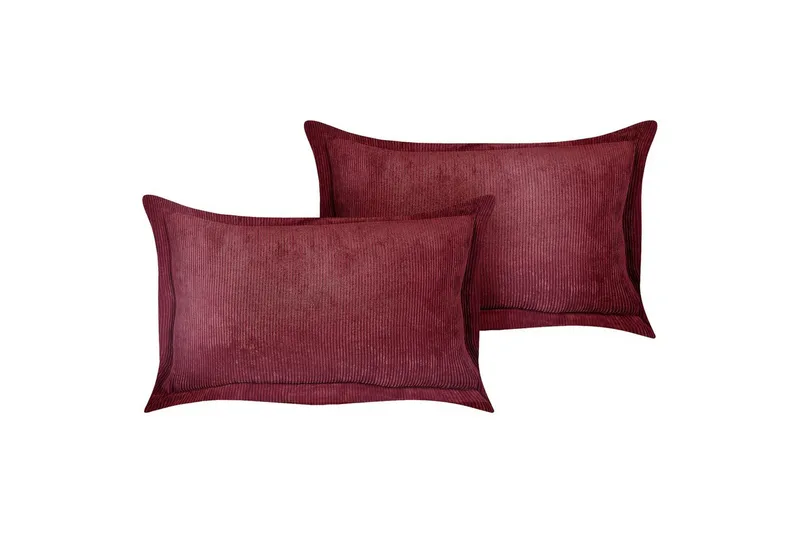 Pynteputer Zinnia sett med 2 Rød, Rektangulær, Rød, Rektangulær