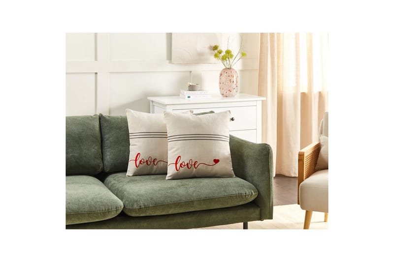 Pynteputer Plumeria sett av 2 - Tekstiler - Pute & pledd - Hagepute