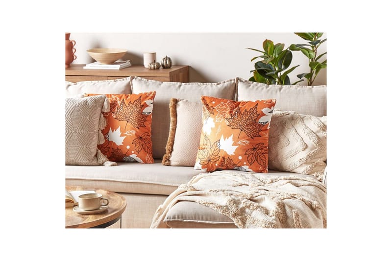 Pynteputer Poinsettia sett à 2 - Tekstiler - Pute & pledd - Hagepute